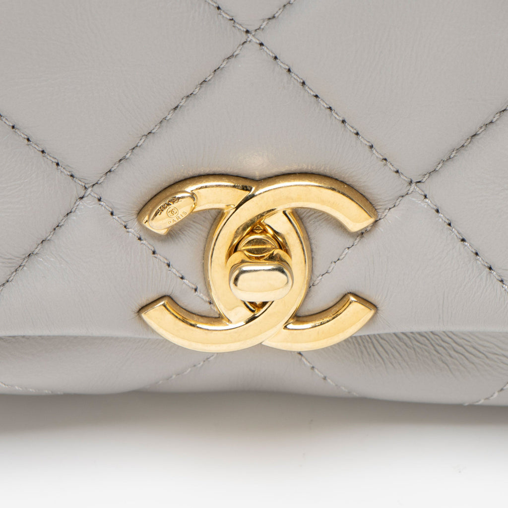 Chanel Lambskin Color Match Mini Flap Bag