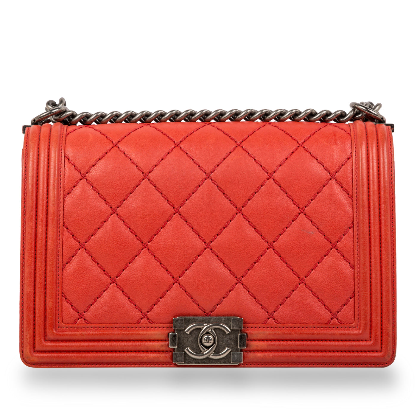 Chanel Double Stitch Boy Bag - Large