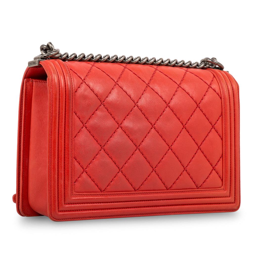 Chanel Double Stitch Boy Bag - Large
