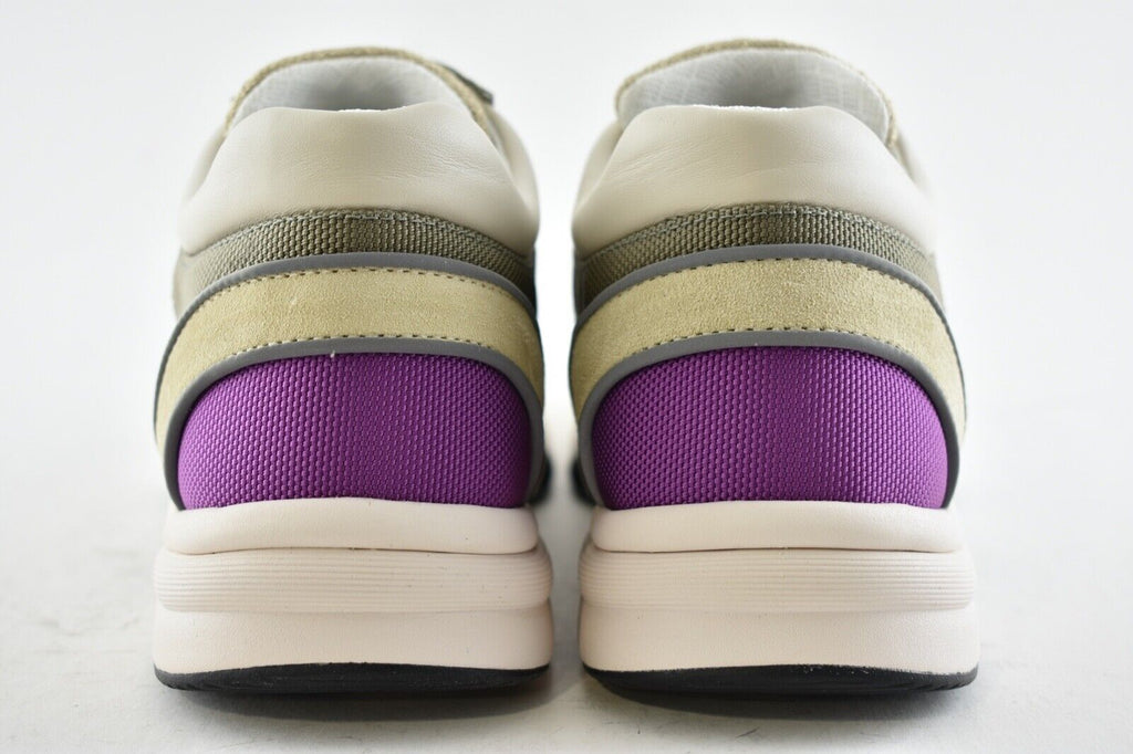 CHANEL MESH SUEDE CALFSKIN CC LO TOP TRAINERS SNEAKERS