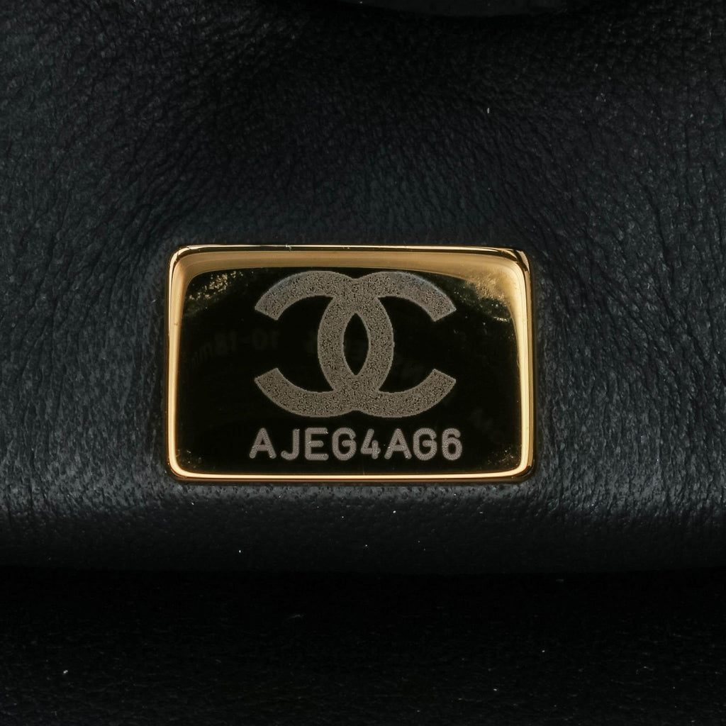 Chanel Métiers d'Art CC Quilted Lambskin Box Top Handle Satchel