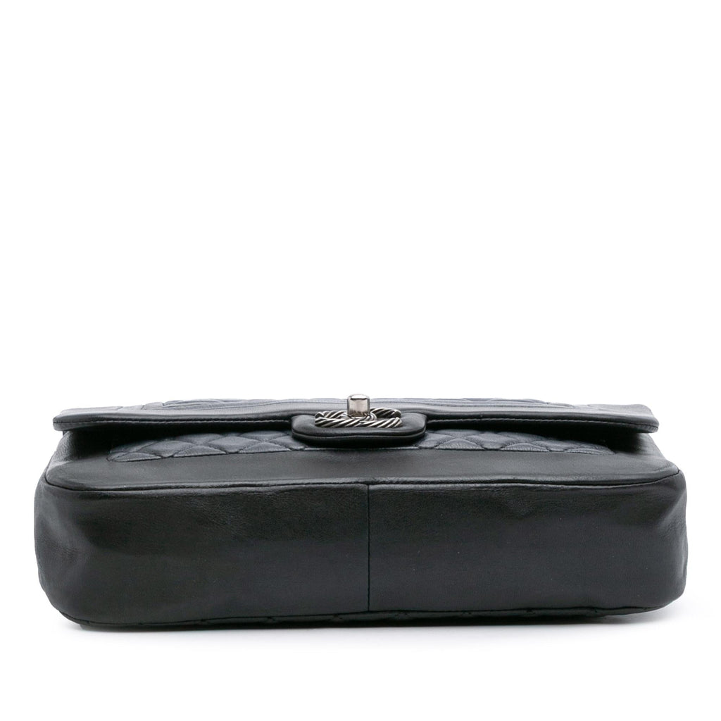Chanel Medium Bicolor Quilted Calfskin Flap