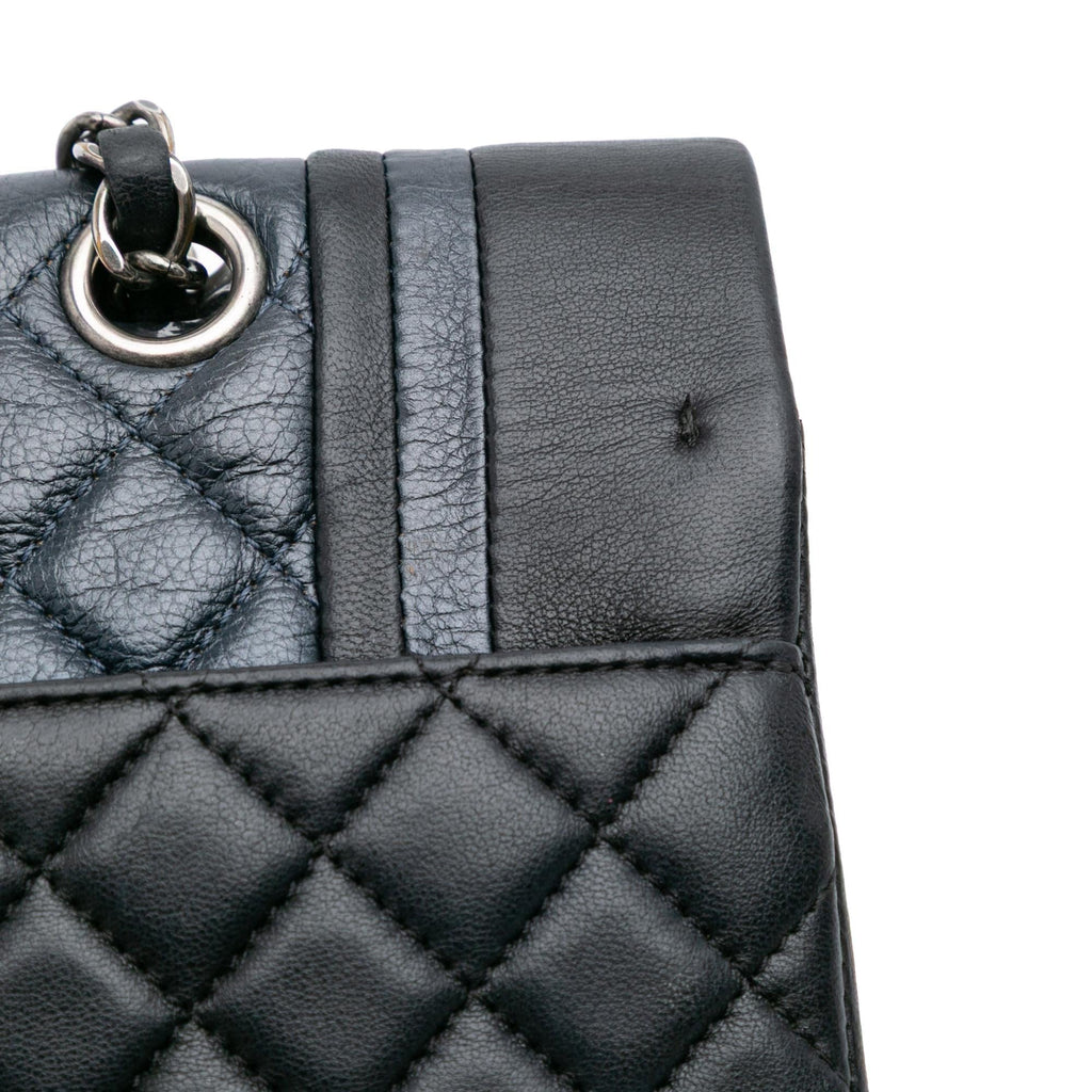 Chanel Medium Bicolor Quilted Calfskin Flap