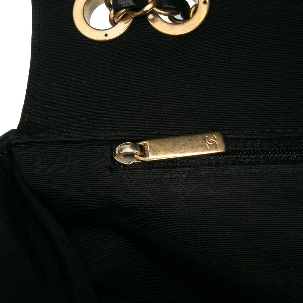 Chanel Medium Bicolor Quilted Lambskin Elegant CC Flap