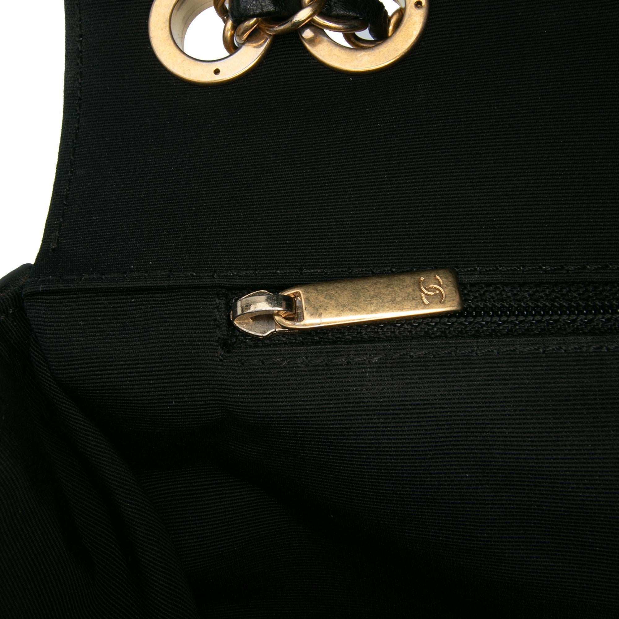 Chanel Medium Bicolor Quilted Lambskin Elegant CC Flap