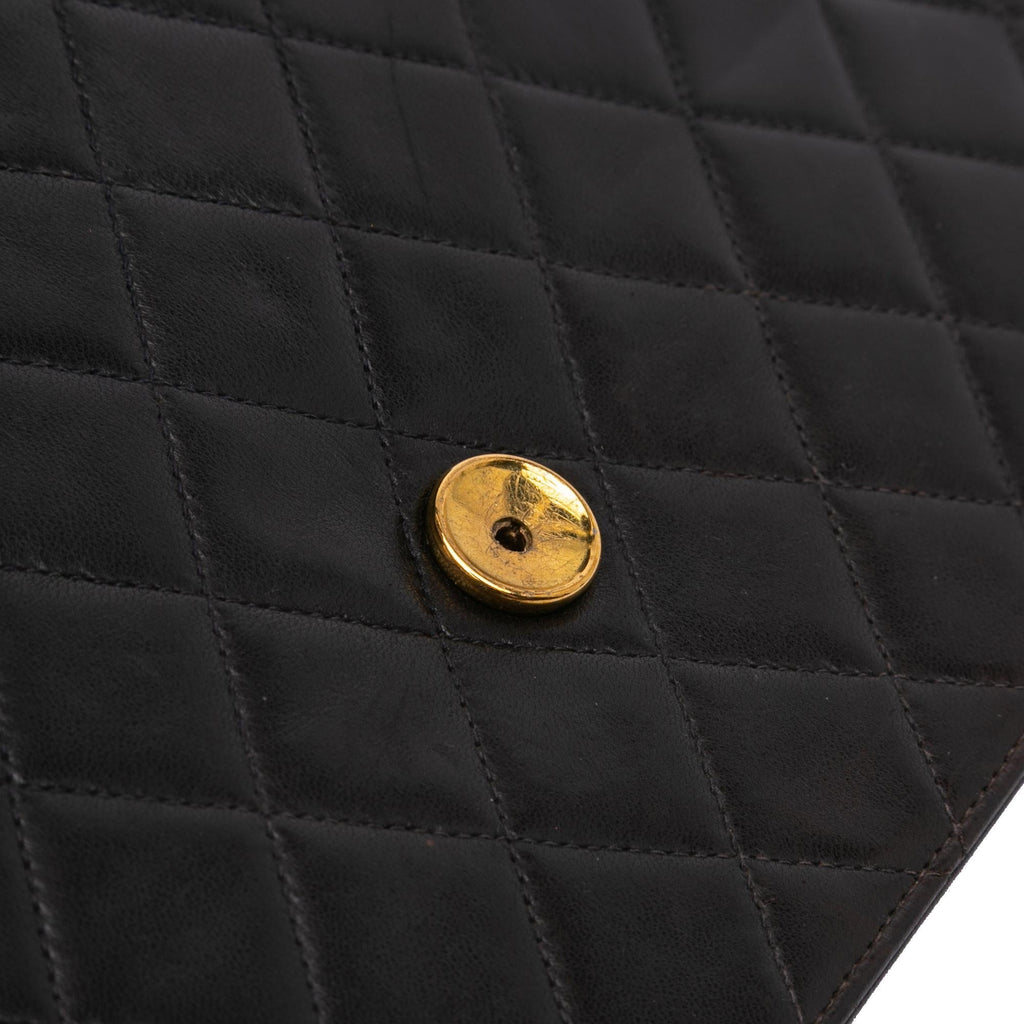 Chanel Medium CC Quilted Lambskin Half Single Flap