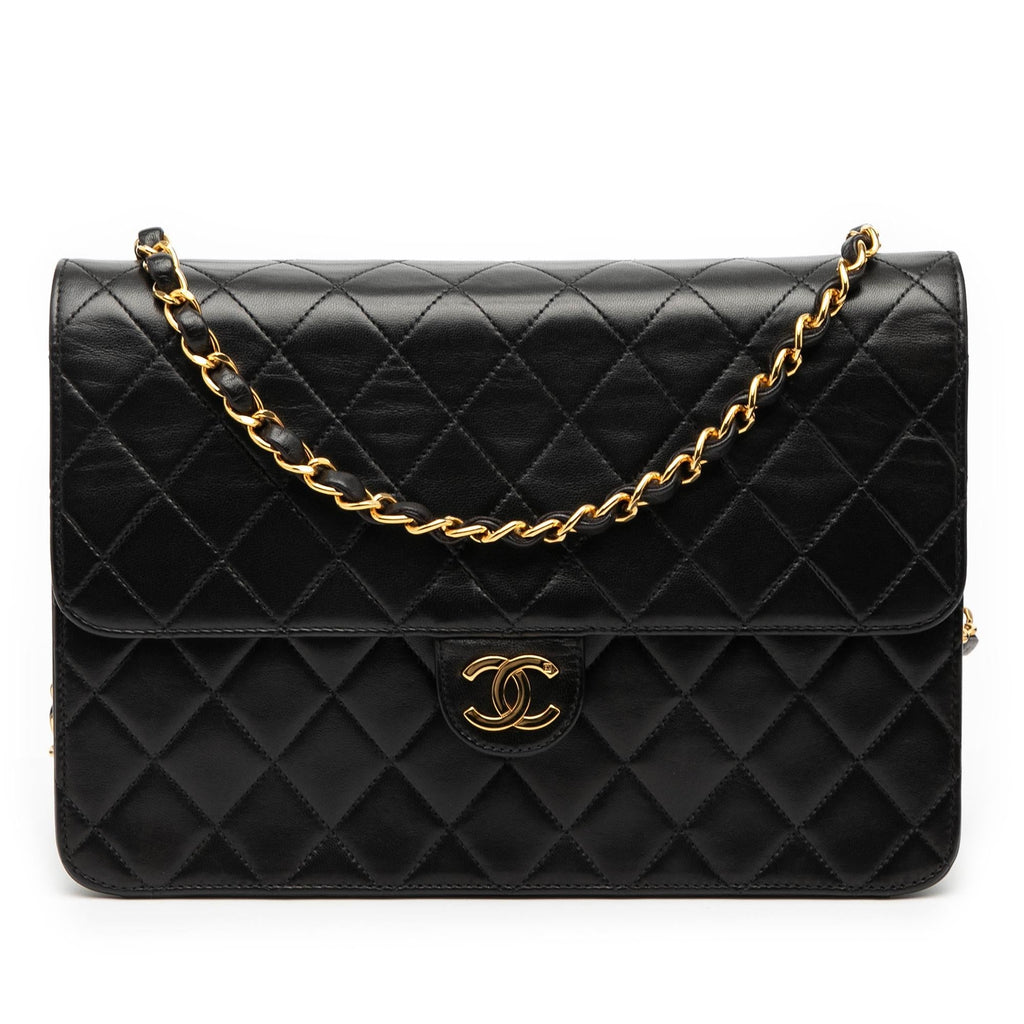 Chanel Medium CC Quilted Lambskin Single Flap
