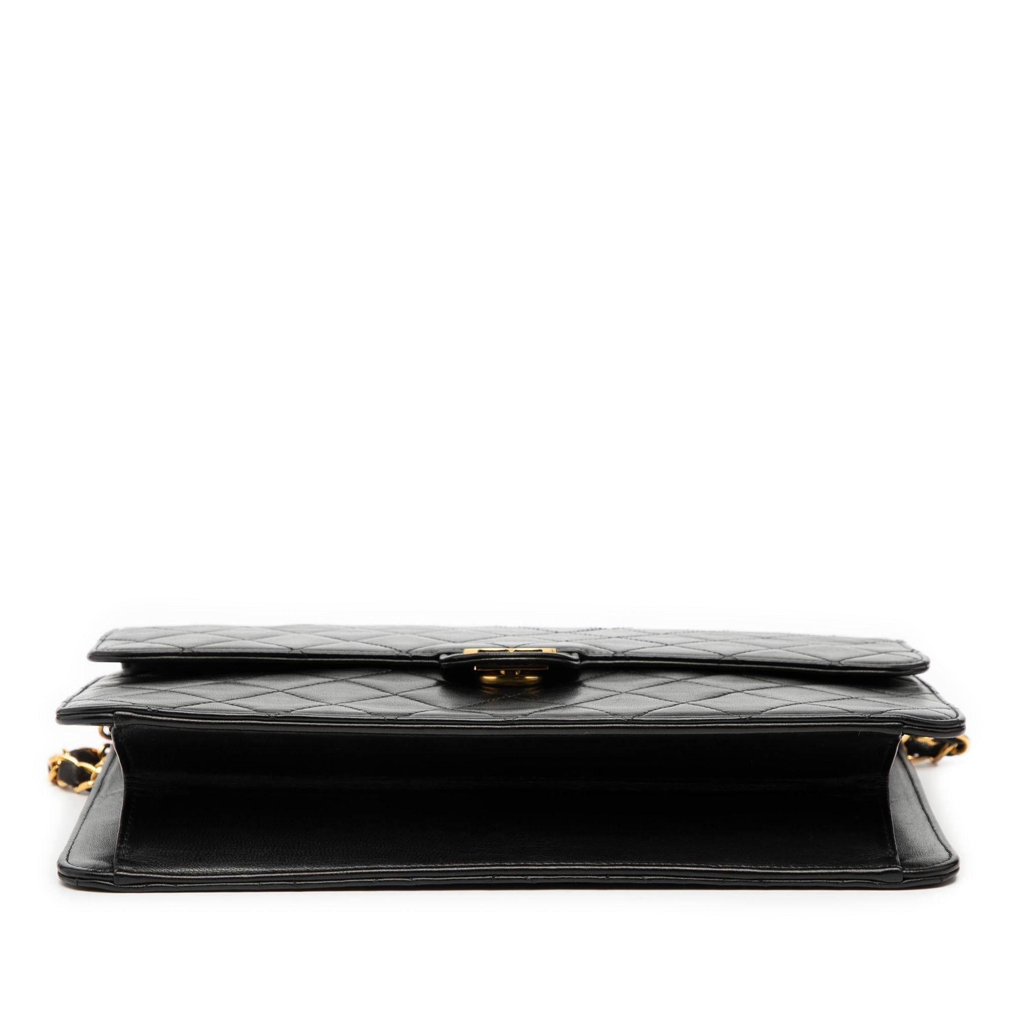 Chanel Medium CC Quilted Lambskin Single Flap