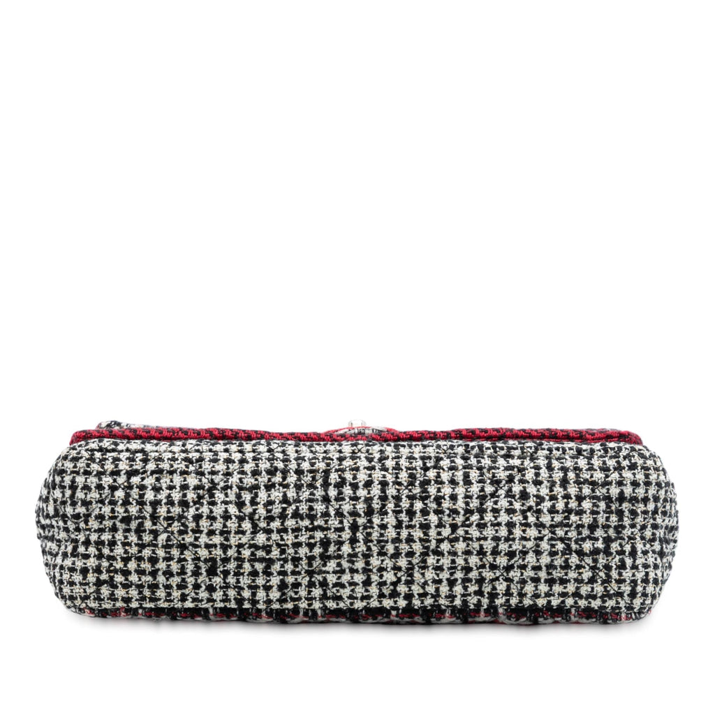 Chanel Medium CC Tweed Multi Print Double Flap