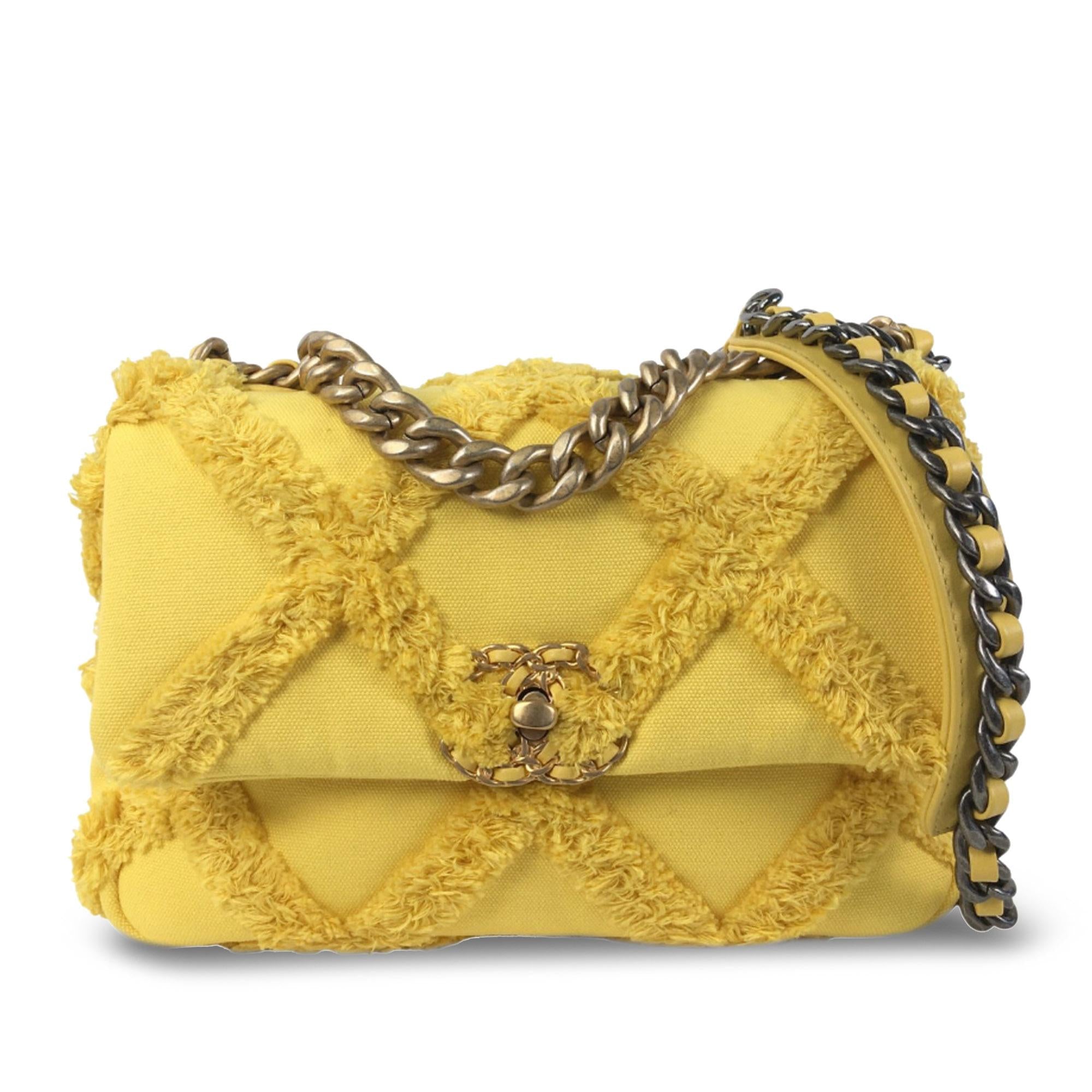 Chanel Medium Canvas 19 Flap