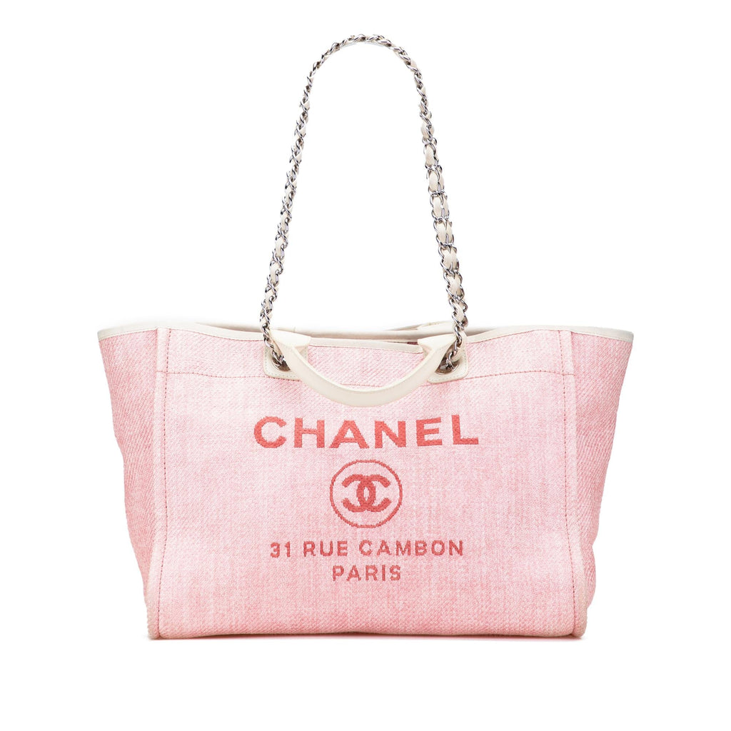 Chanel Medium Canvas Deauville Satchel