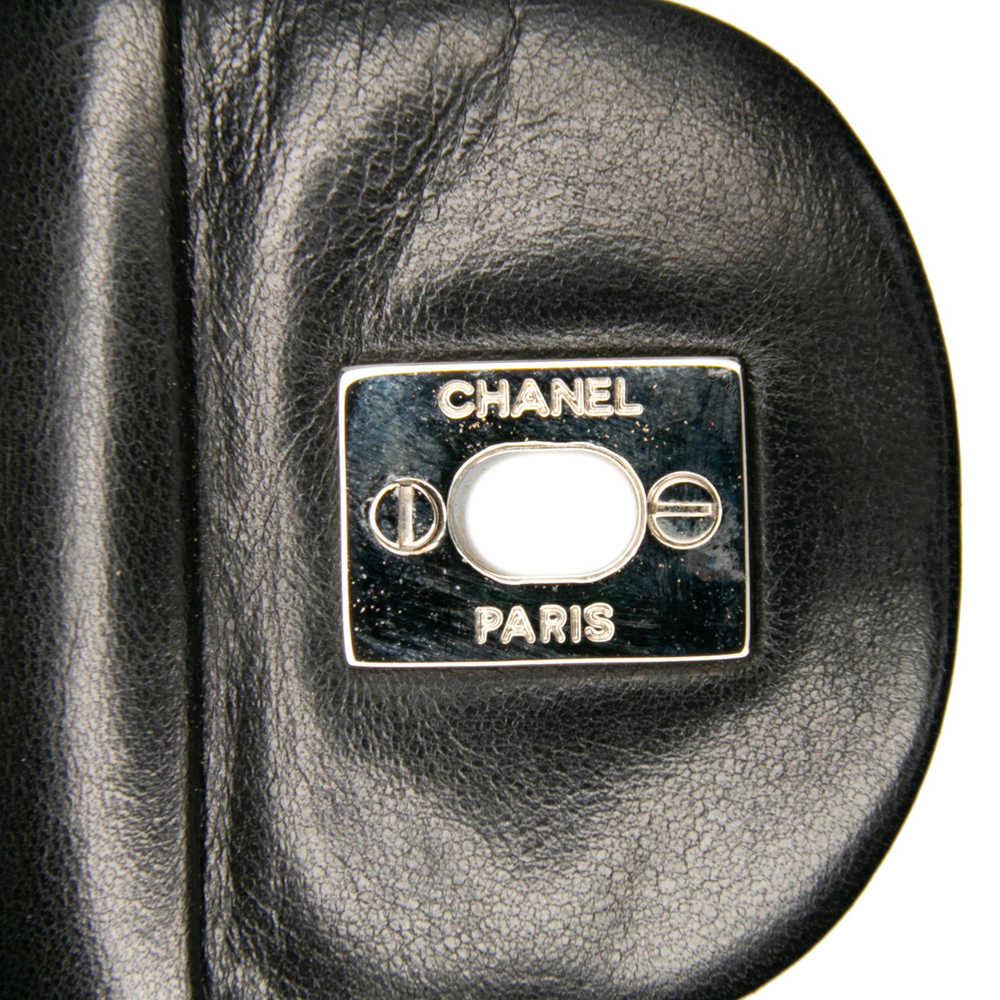 Chanel Medium Classic Bicolor Quilted Lambskin Double Flap