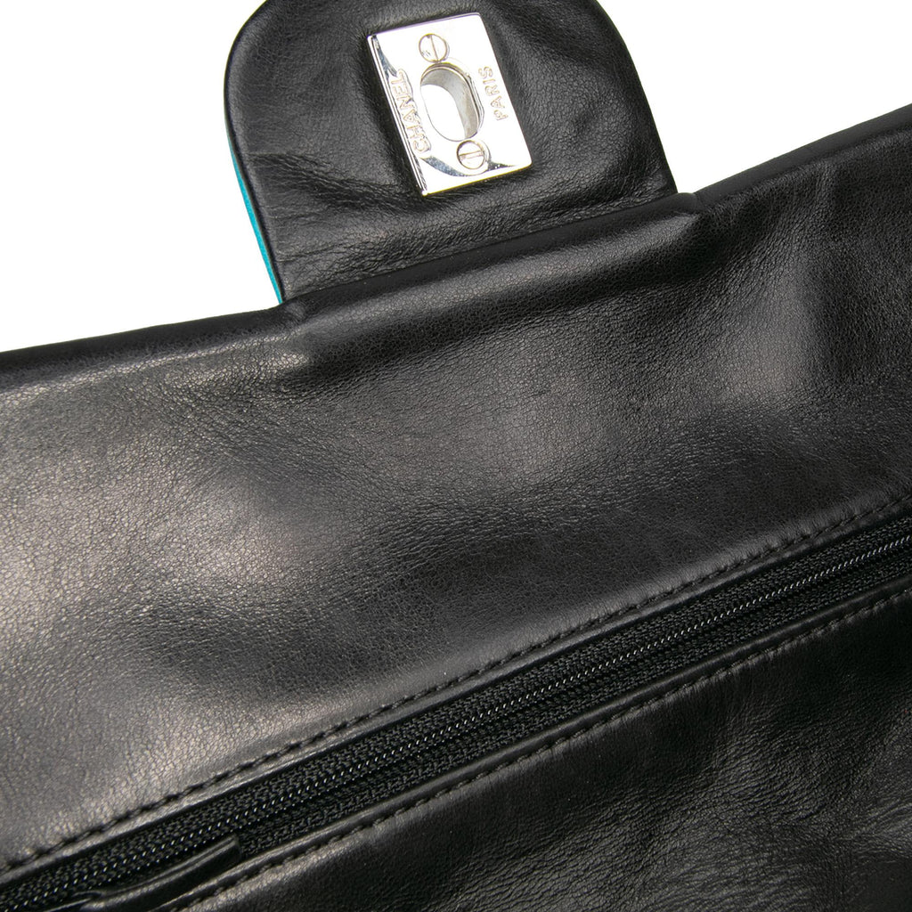 Chanel Medium Classic Bicolor Quilted Lambskin Double Flap