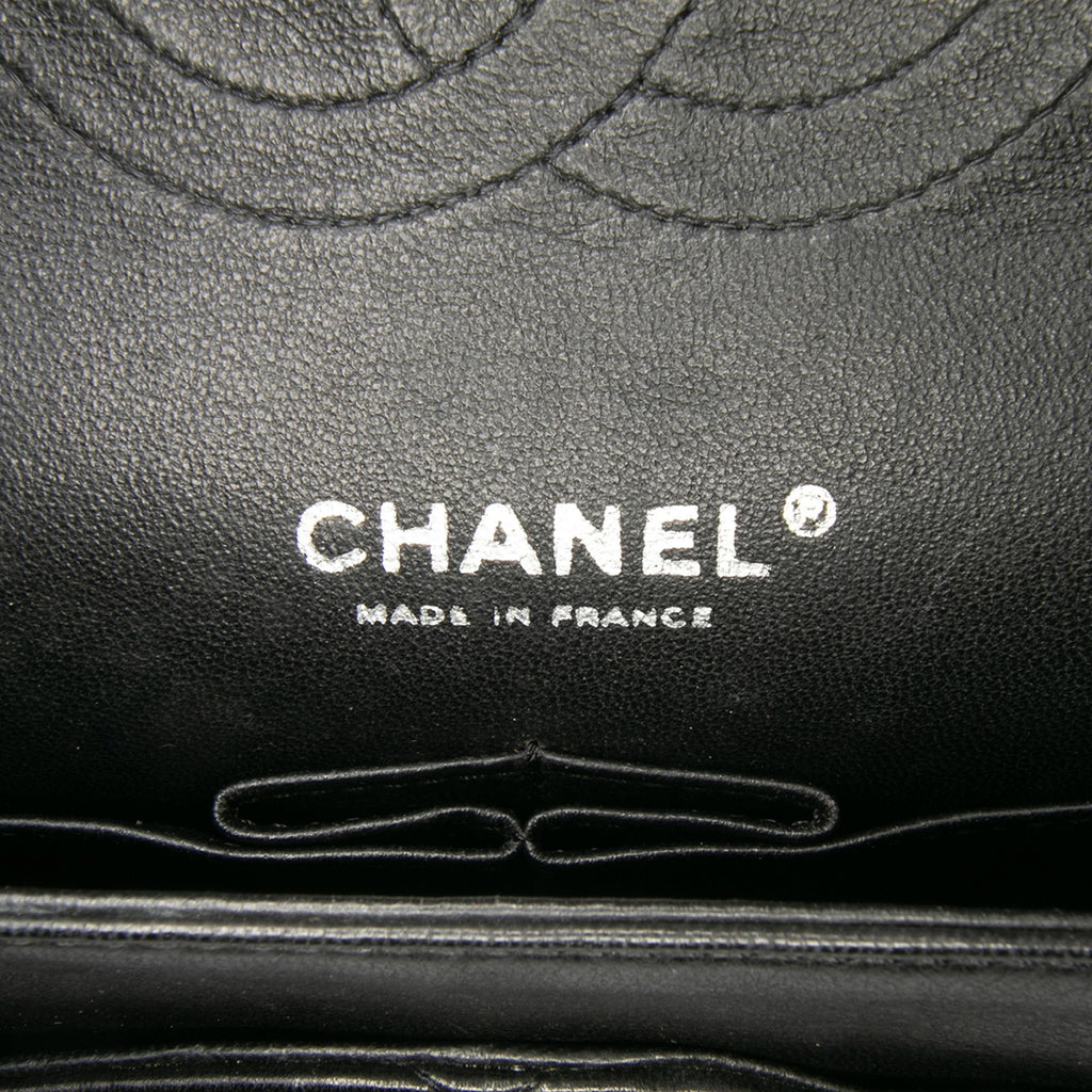 Chanel Medium Classic Bicolor Quilted Lambskin Double Flap