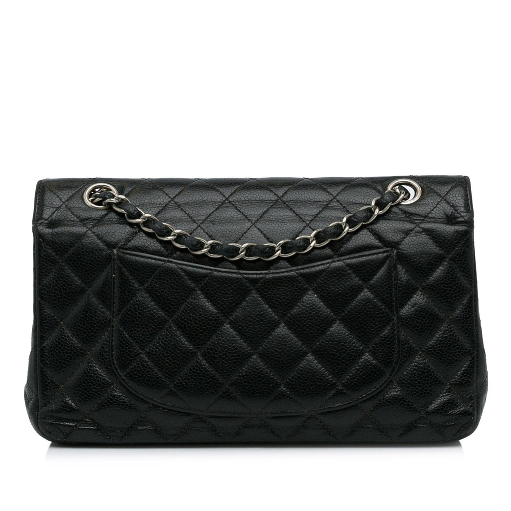 Chanel Medium Classic Caviar Double Flap (SHG-aR0s8D)