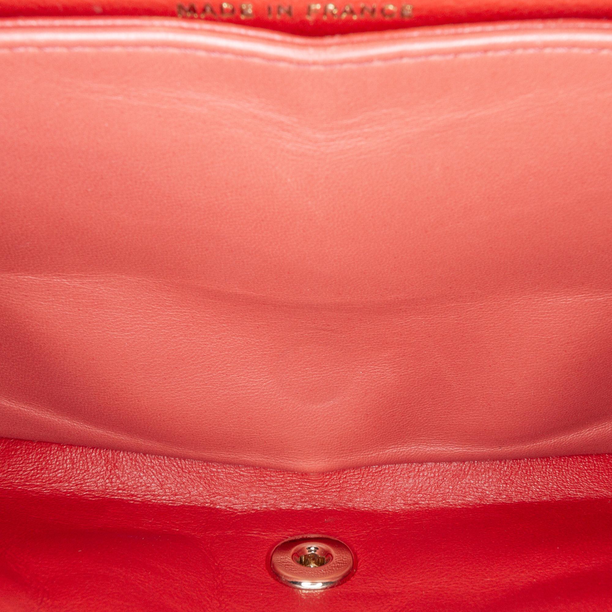Chanel Medium Classic Chevron Lambskin Double Flap