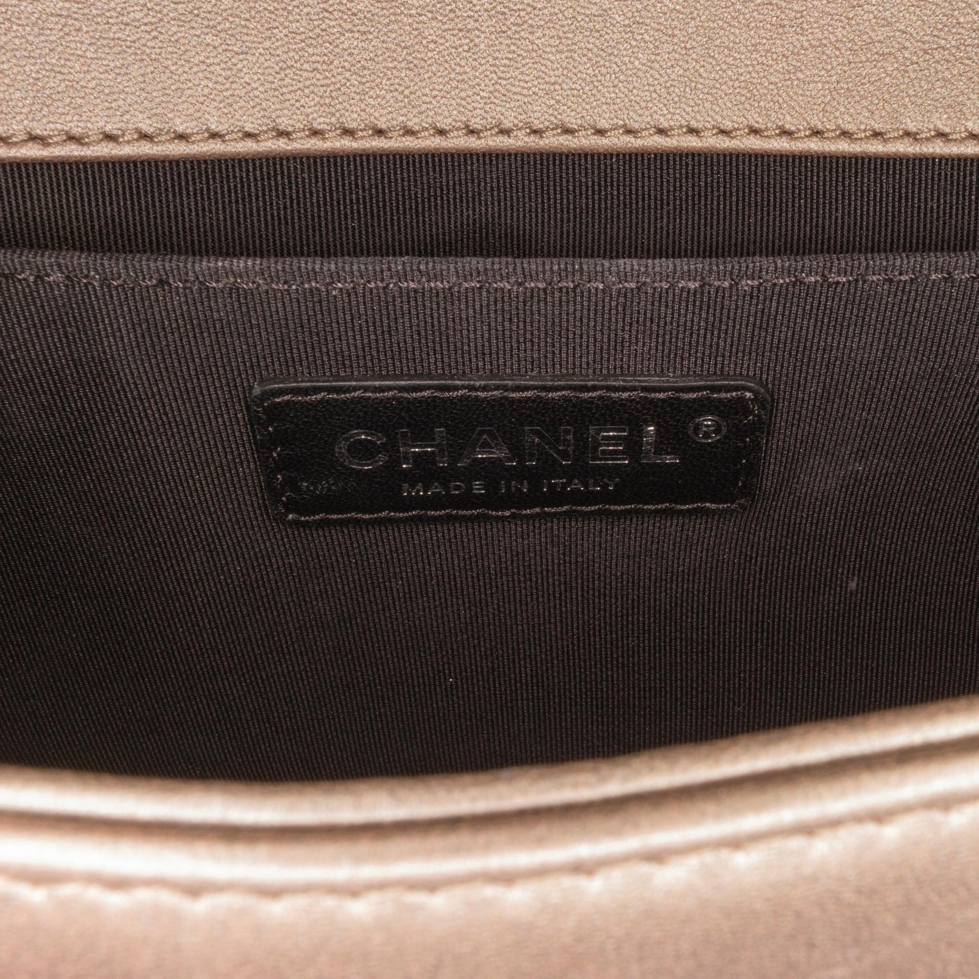 Chanel Medium Crystal Embellished Goatskin Boy
