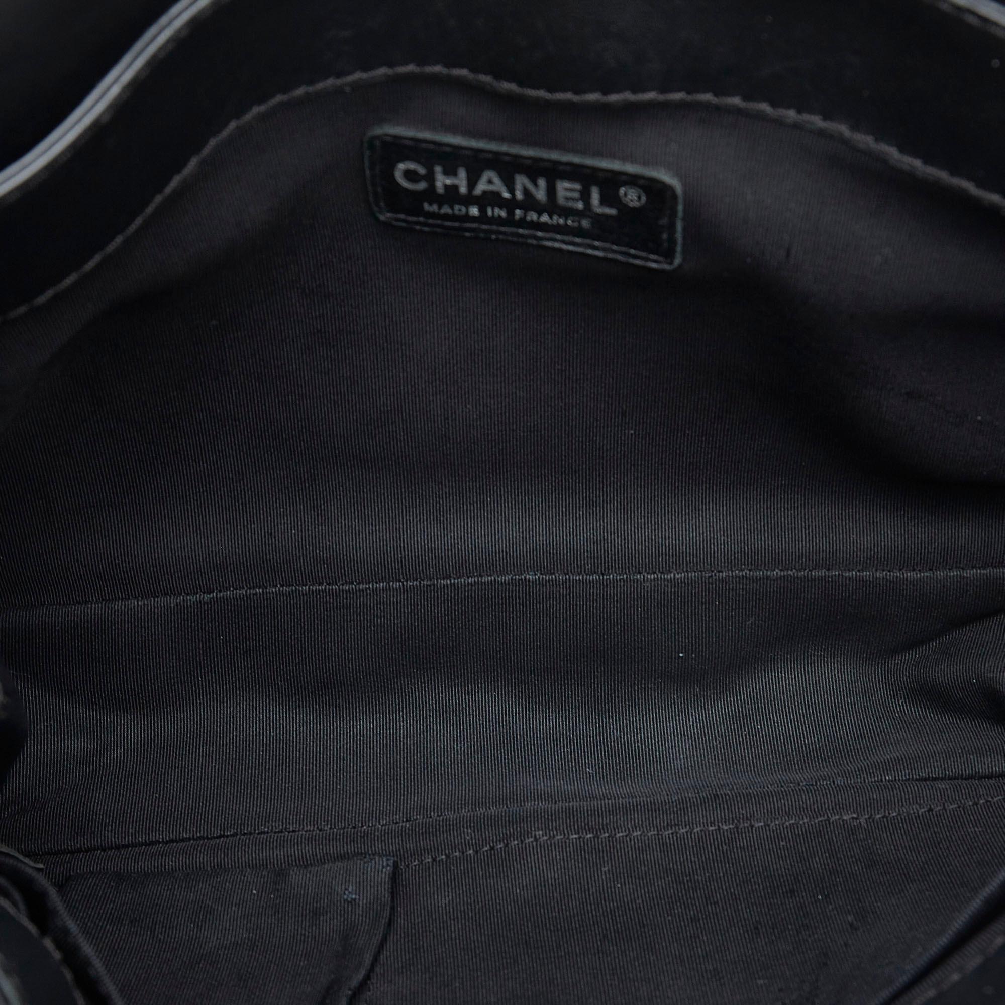 Chanel Medium Patent Boy Reverso Flap