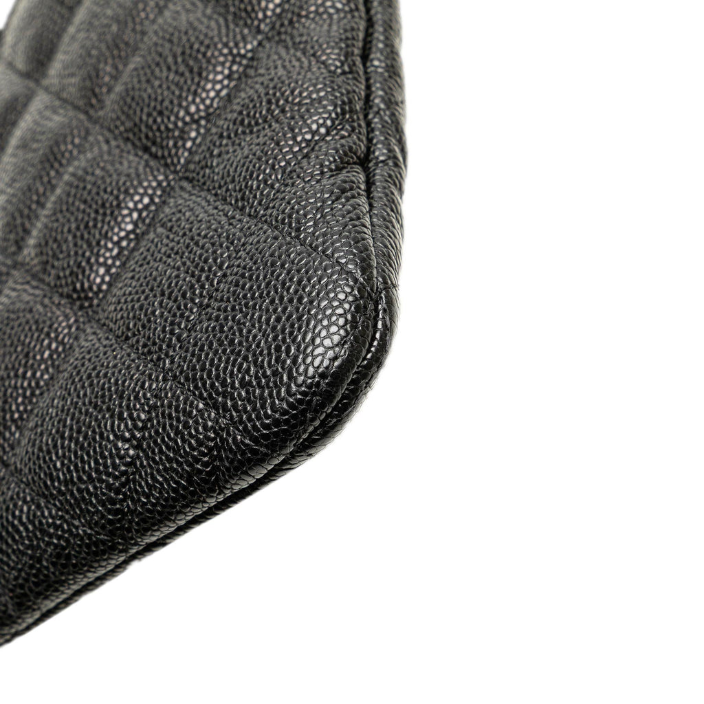 Chanel Medium Quilted Caviar Boy O Case Clutch