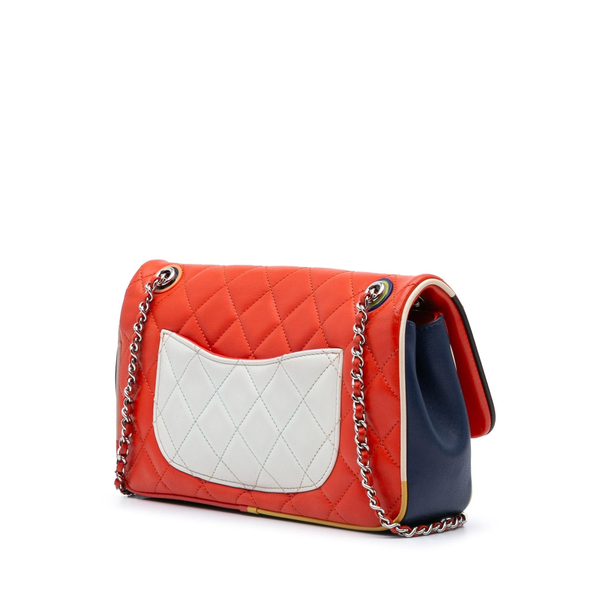 Chanel Medium Quilted Lambskin Cuba Color Flap