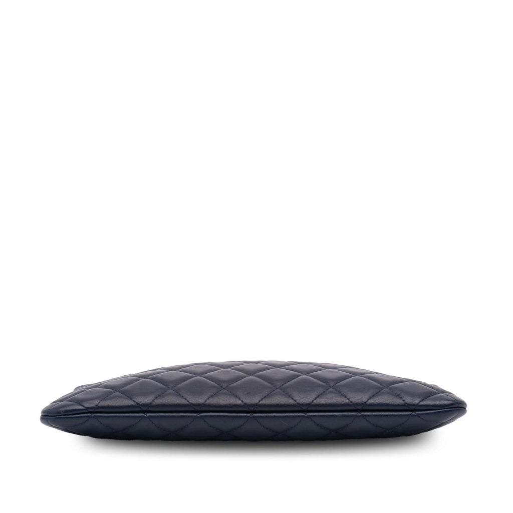 Chanel Medium Quilted Lambskin O Case Clutch
