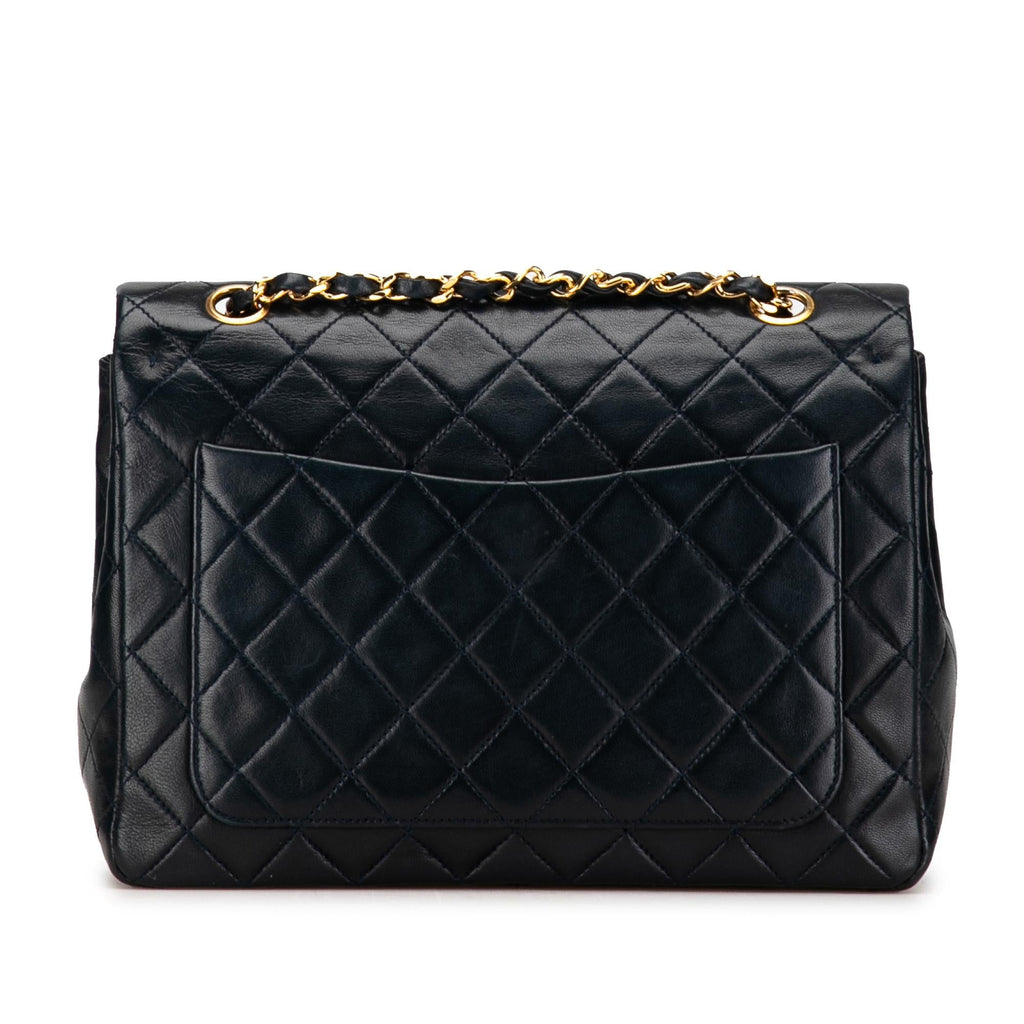 Chanel Medium Tall Classic Lambskin Double Flap (SHG-GtveFH)