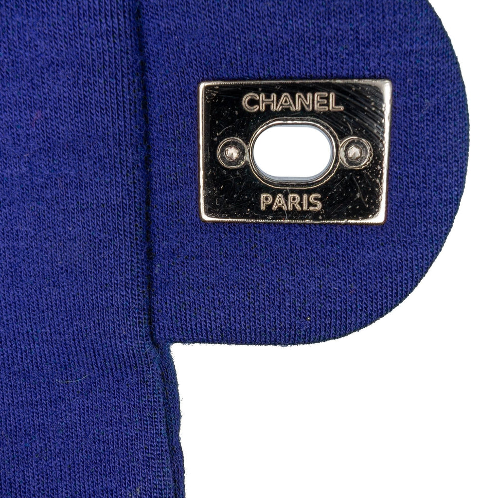 Chanel Medium Vertical Quilted Jersey Chain Flap