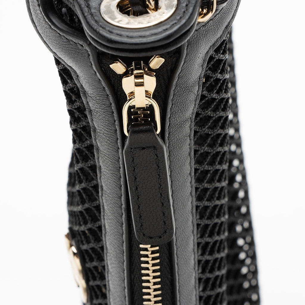 Chanel Mesh Lambskin Clutch with Chain