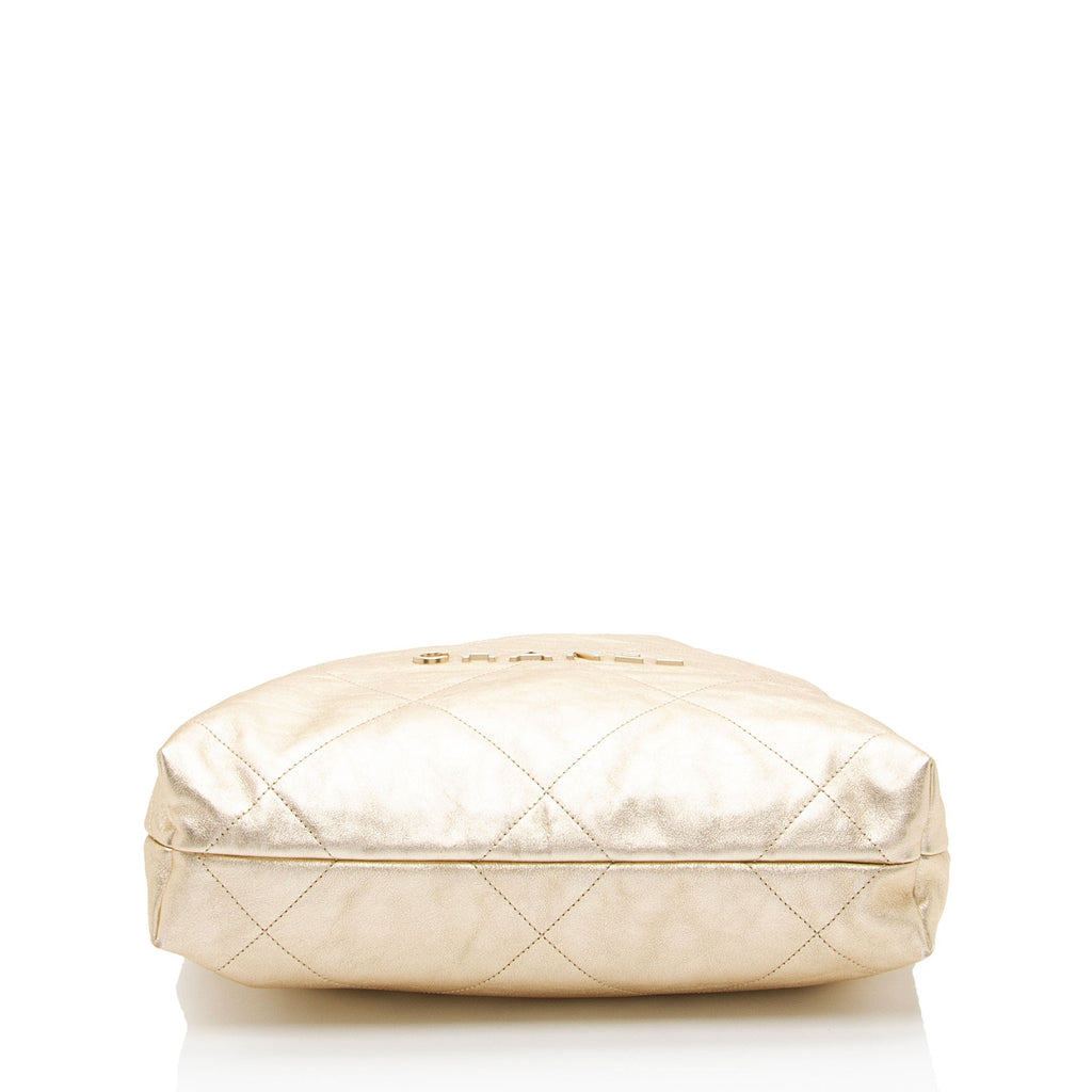 Chanel Metallic Calfskin Chanel 22 Small Shoulder Bag
