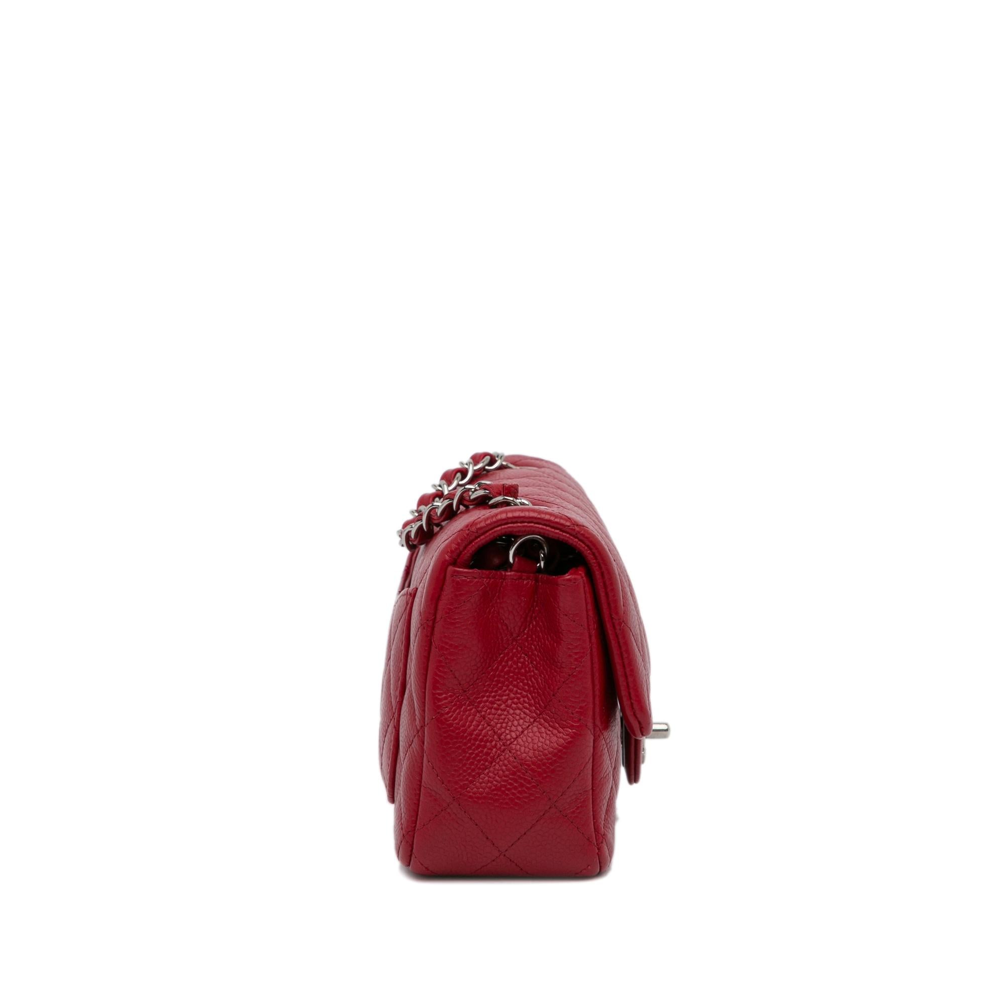 Chanel Mini Classic Lambskin Rectangular Single Flap (SHG-1NOr7r)