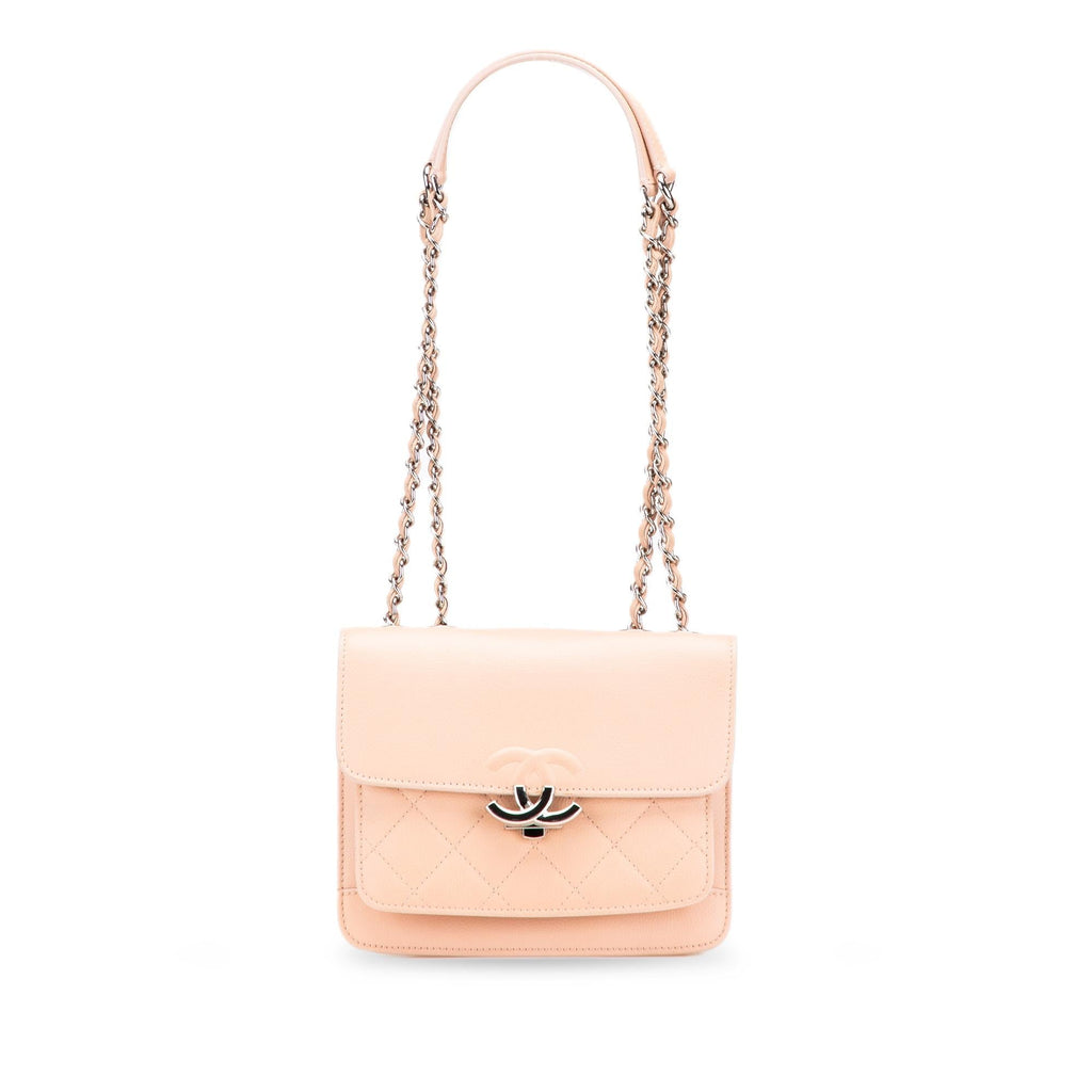 Chanel Mini Quilted Caviar CC Box Flap