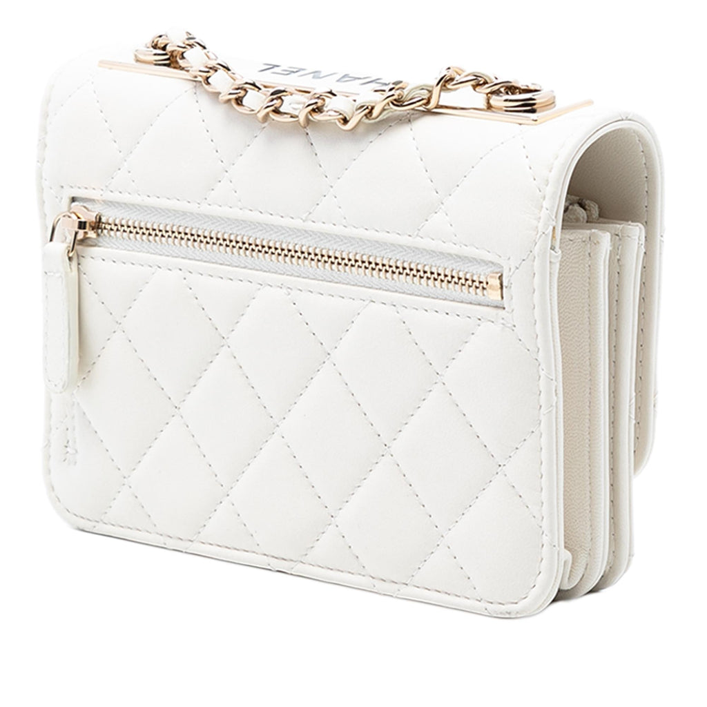 Chanel Mini Quilted Lambskin Trendy CC Wallet On Chain