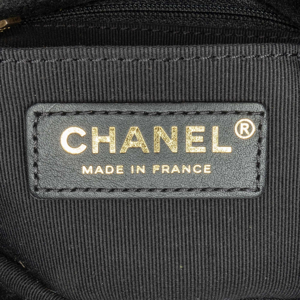 Chanel Mini Quilted Velvet Double Frame Flap