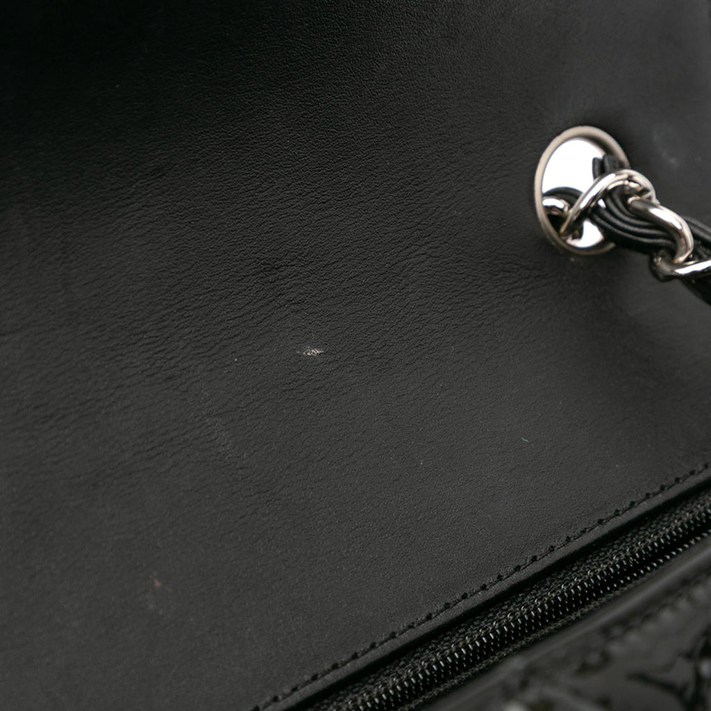 Chanel Mini Rectangular Bicolor Patent Leather Flap Bag