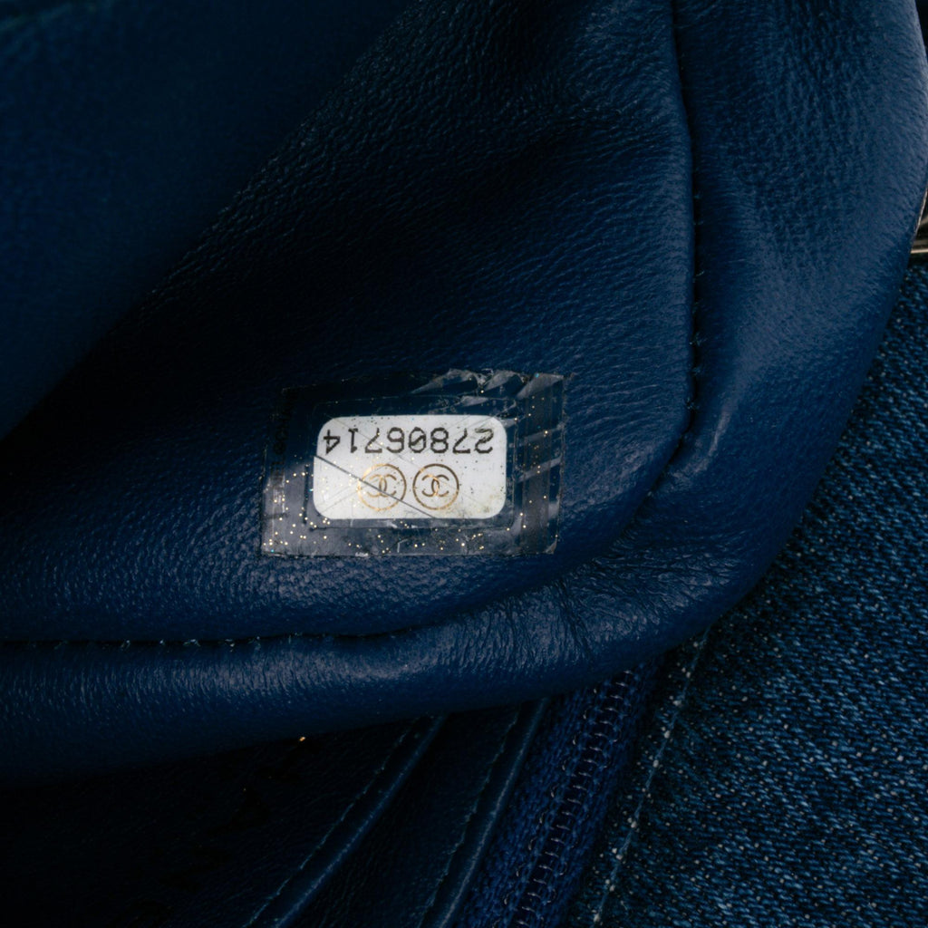 Chanel Mini Rectangular Multicolor Classic Denim Single Flap
