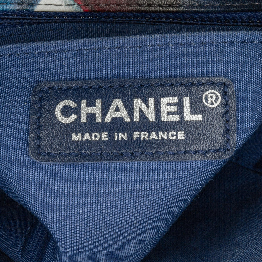 Chanel Mini Square Classic Airlines Printed Lambskin Single Flap