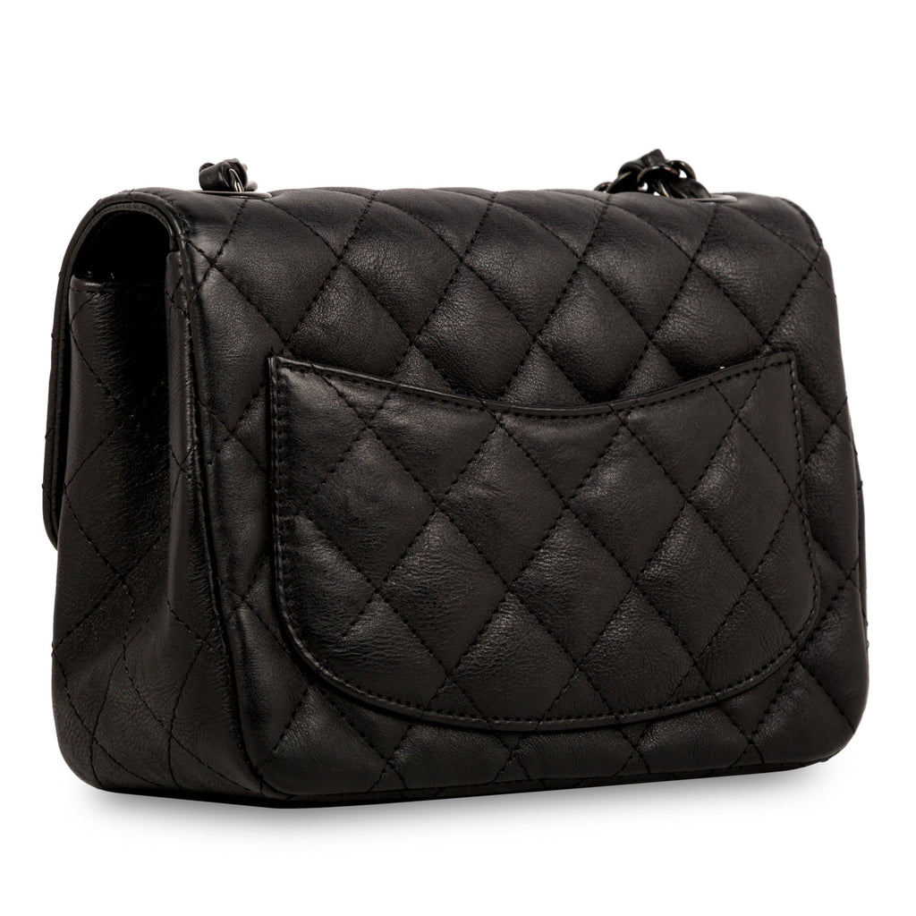 Chanel Classic Flap Bag - Mini Square - So Black