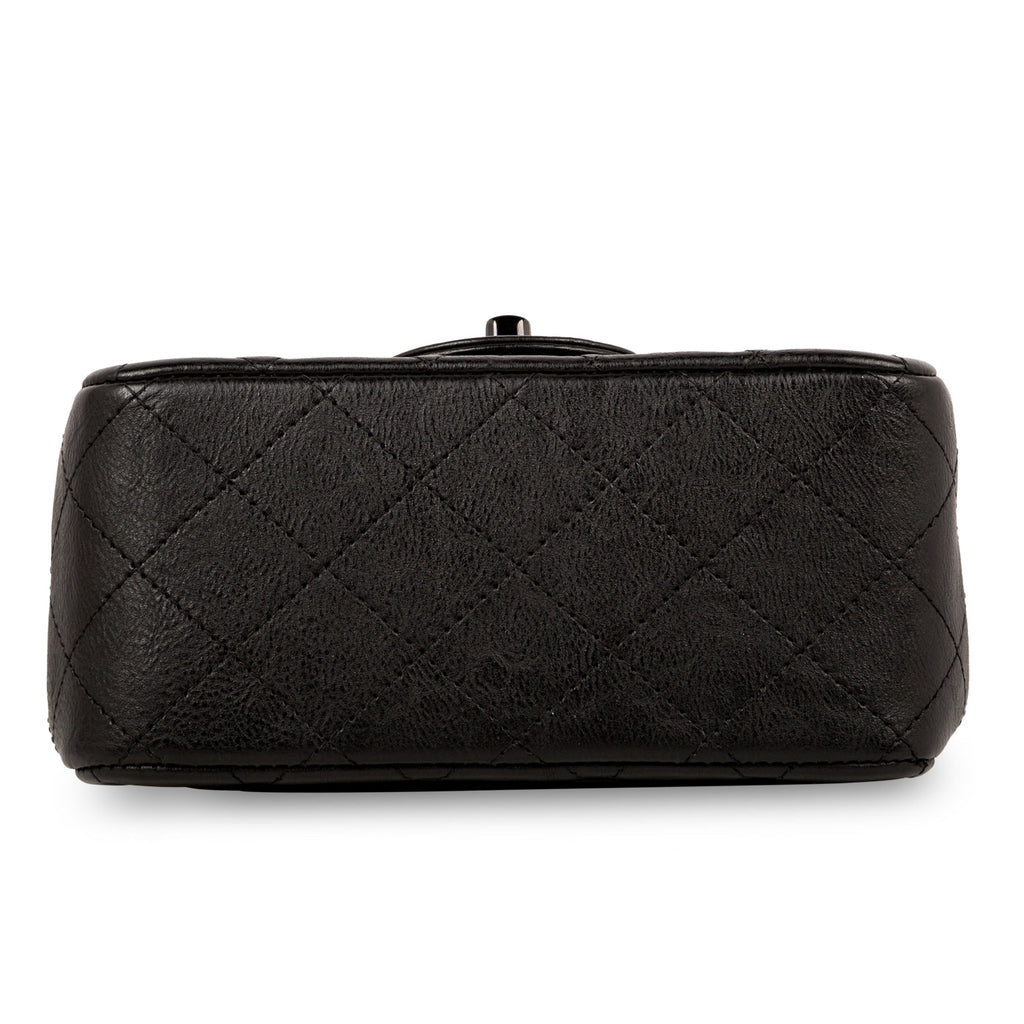 Chanel Classic Flap Bag - Mini Square - So Black