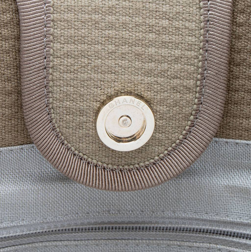 Chanel Mixed Fibers Deauville Small Tote
