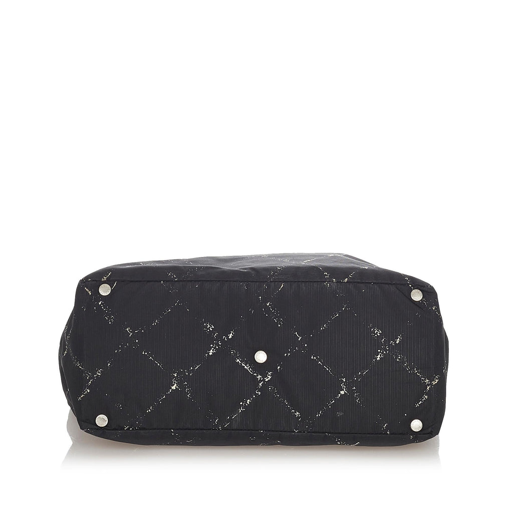 Chanel Old Travel Line Nylon Tote Bag (SHG-23286)