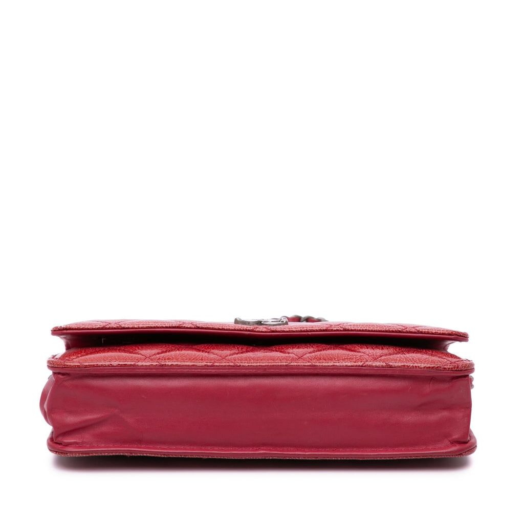 Chanel Paris Dallas CC Patent Goatskin Wallet on Chain