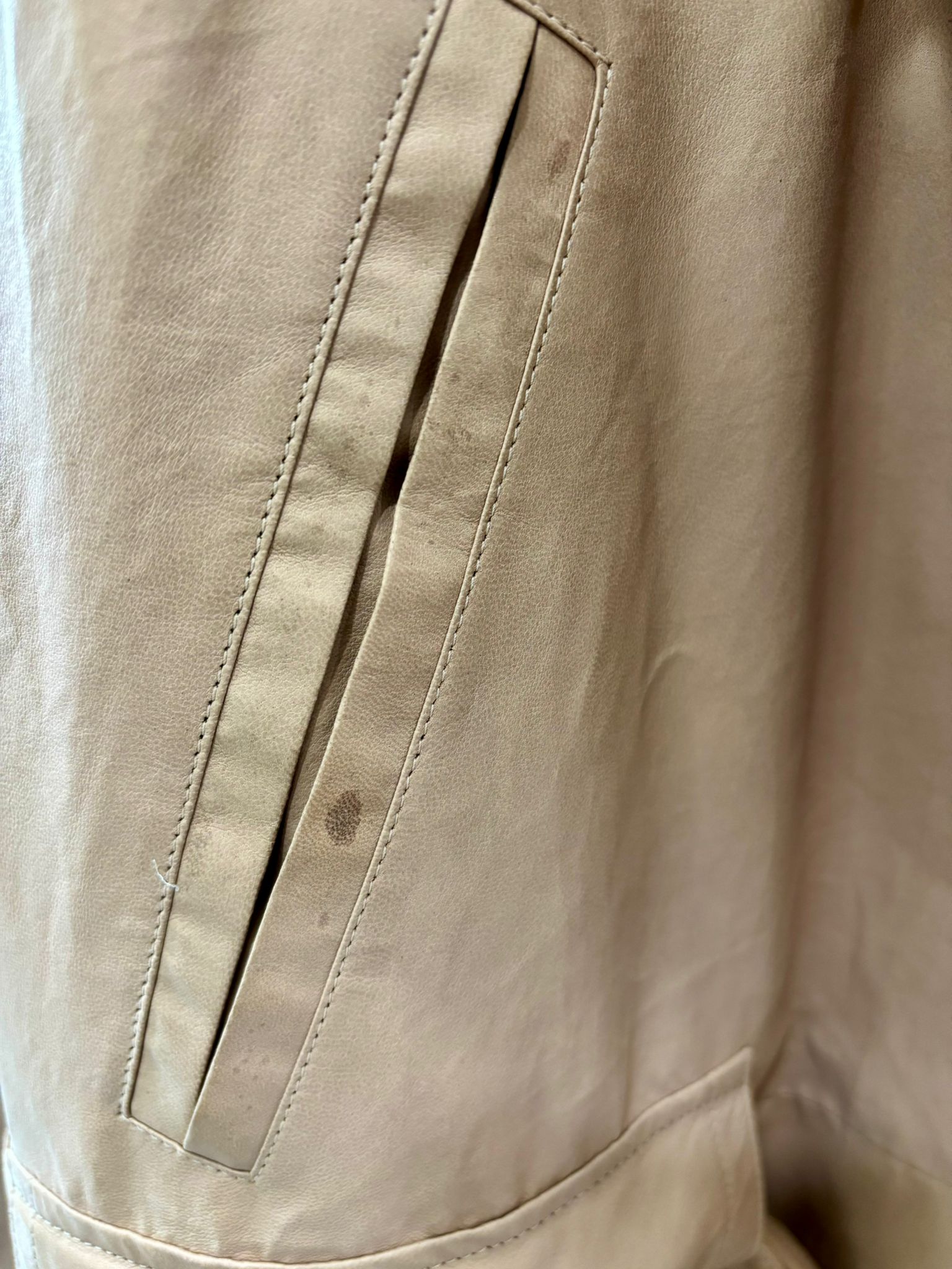 CHANEL 2015 PARIS-DUBAI LEATHER TRENCH COAT