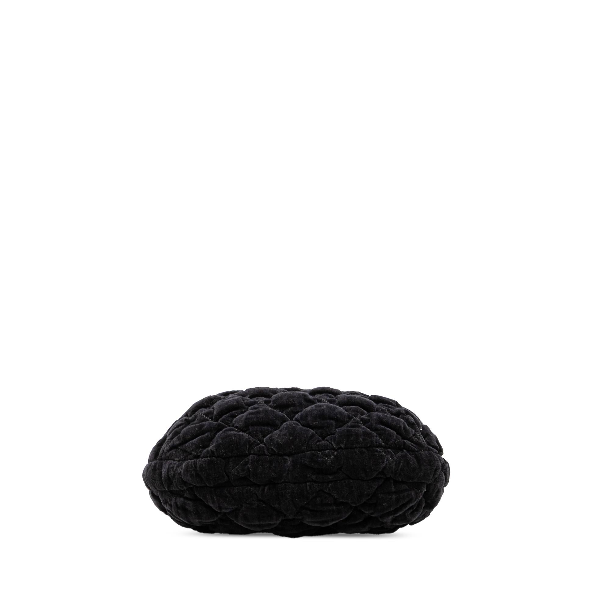 Chanel Paris Moscou Bubble Quilted Velvet Flap