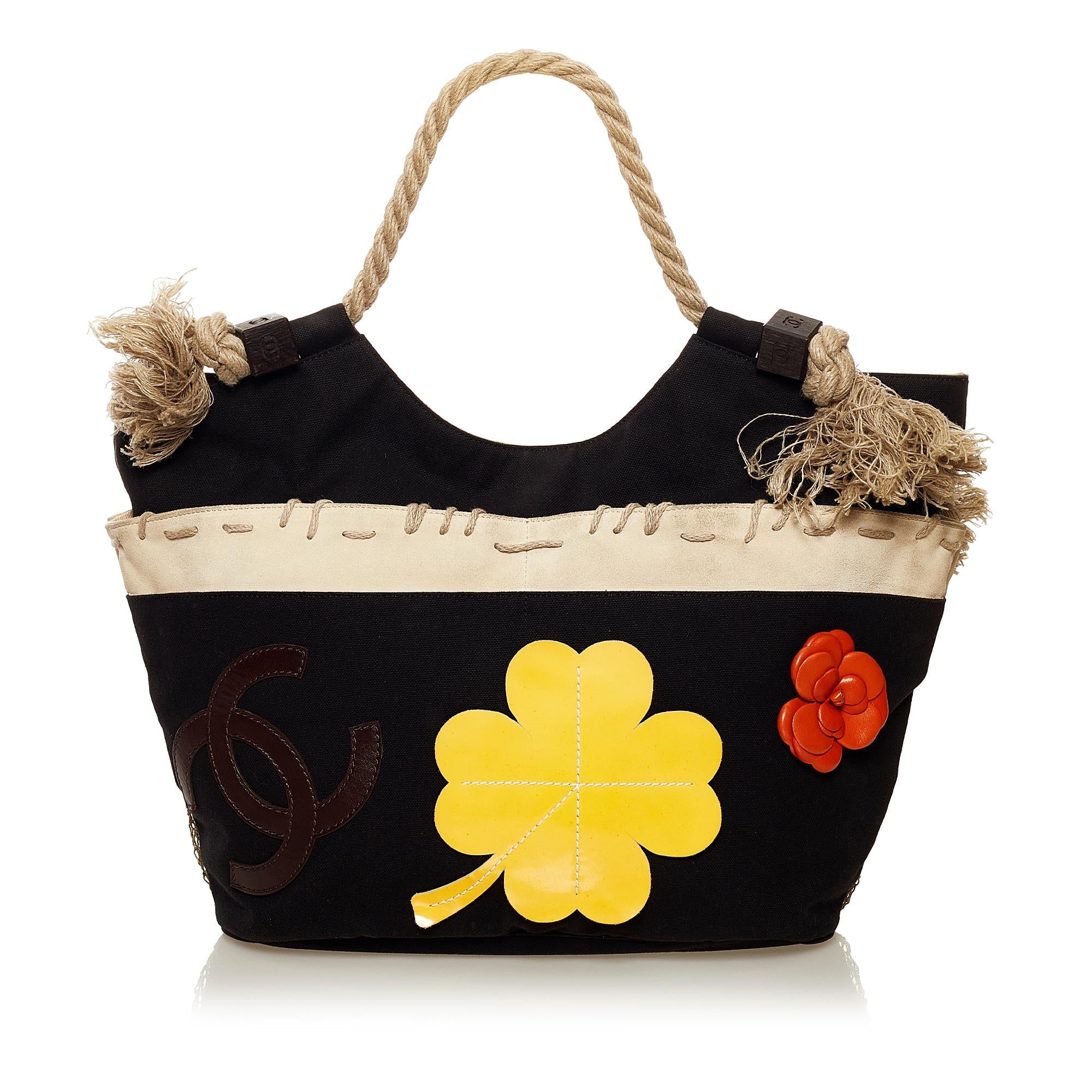 Chanel Patchwork Icon Canvas Tote Bag (SHG-34258)