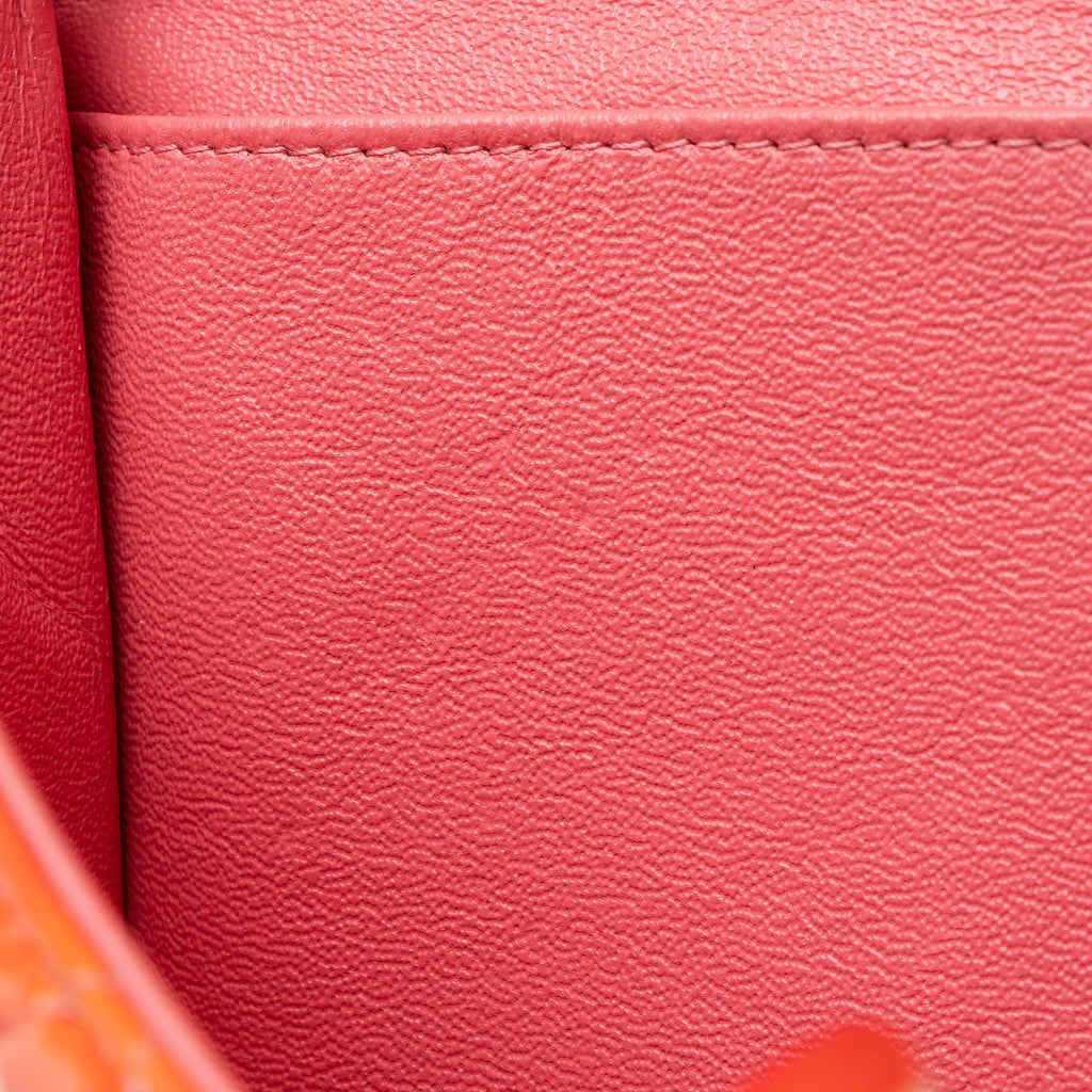 Chanel Patent Leather Chain Flap Clutch