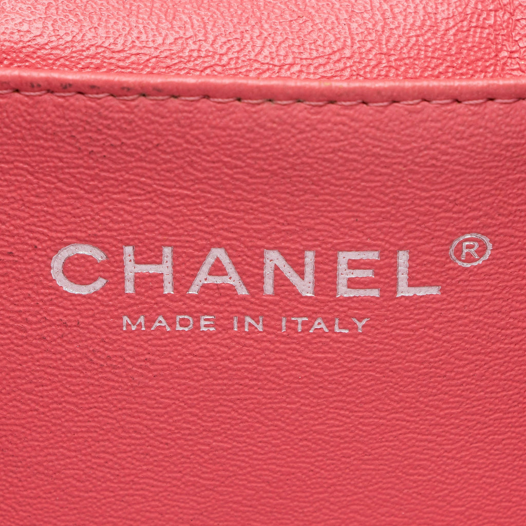 Chanel Patent Leather Chain Flap Clutch
