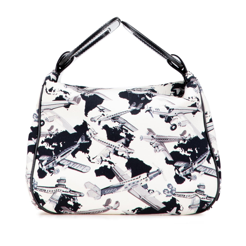 Chanel Printed Canvas Coco Airline Handbag