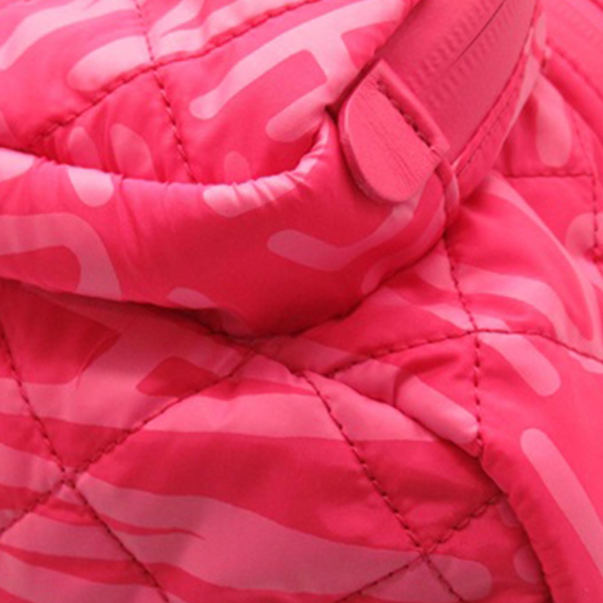 Chanel Printed Nylon Coco Neige Convertible Backpack (SHG-eS0Mxe)