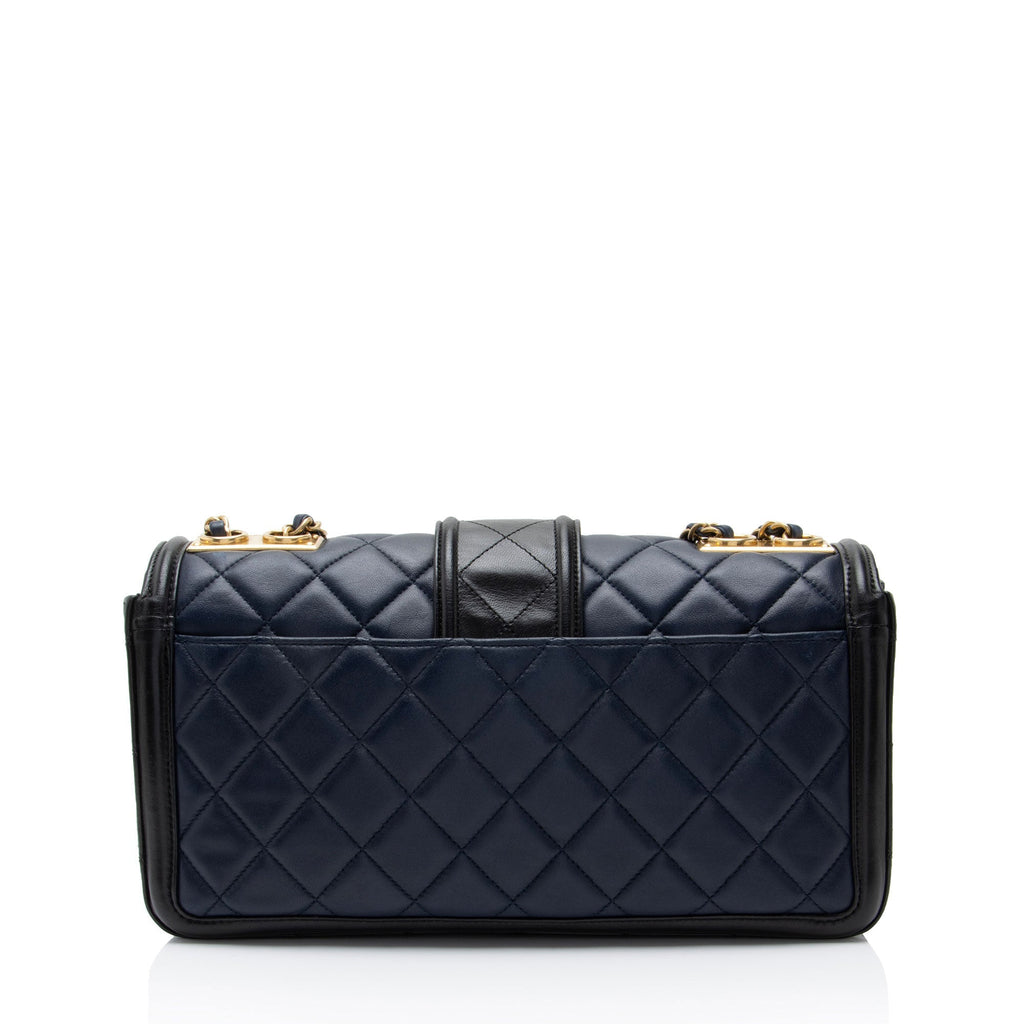 Chanel Quilted Calfskin Elegant Jumbo Flap Bag
