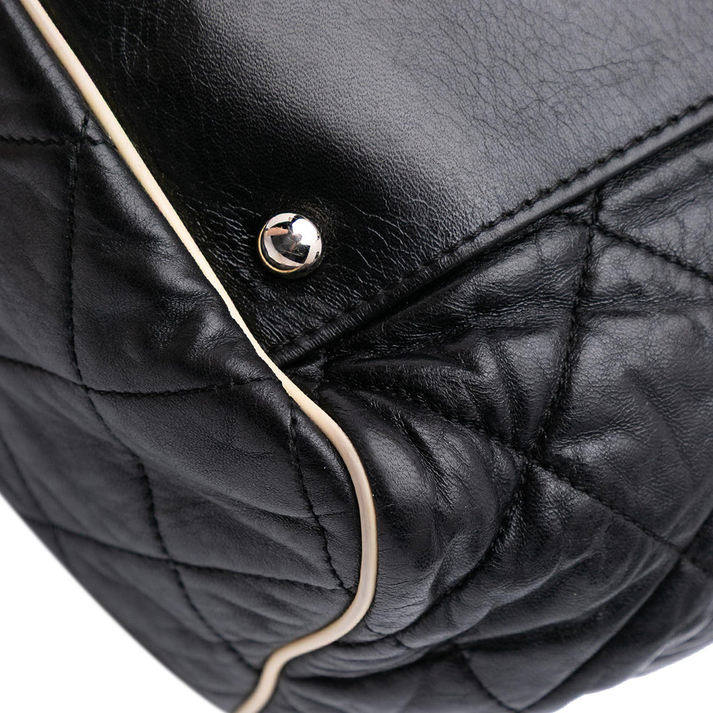 Chanel Quilted Lambskin East West Accordion Flap